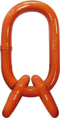 CM - 100 Grade Powder Coated Steel Oblong Link Assembly - 1" Diameter, 22,900 Lb Load Limit - Caliber Tooling