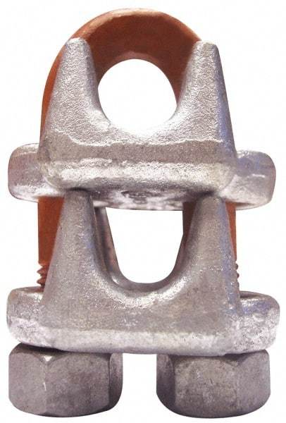 CM - 1-1/4" Piggyback Wedge Socket Clip - 7/8-9, 2.31" Between Centers, Galvanized - Caliber Tooling