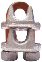 CM - 7/8" Piggyback Wedge Socket Clip - 3/4-10, 1-3/4" Between Centers, Galvanized - Caliber Tooling