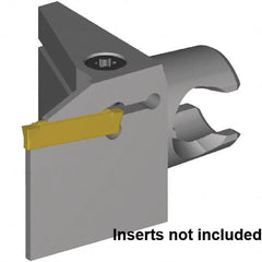 Kennametal - A4G0200M02P02B Insert, 30mm Head Length, 2mm Min Groove Width, Modular Grooving Blade Holder Head - Neutral Cut, System Size KM20, Series A4 - Caliber Tooling