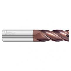 12mm Dia. x 84mm Overall Length 4-Flute 2.5mm C/R Solid Carbide SE End Mill-Round Shank-Center Cut-FC20 - Caliber Tooling