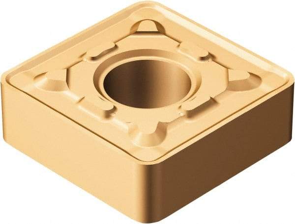 Sandvik Coromant - SNMG433 MRR Grade 1115 Carbide Turning Insert - TiAlN/AlCr2O3 Finish, 90° Square, 1/2" Inscr Circle, 3/16" Thick, 3/64" Corner Radius - Caliber Tooling