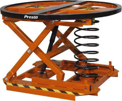 Presto Lifts - 4,500 Lb Capacity Steel Leveler - 43-5/8" Diam x 28" High - Caliber Tooling