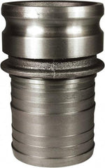 Dixon Valve & Coupling - 4" Ductile Iron Cam & Groove Suction & Discharge Hose Male Adapter Hose Shank - Part E, 100 Max psi - Caliber Tooling