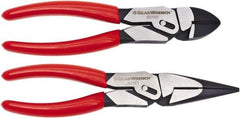 GearWrench - 2 Piece Long Nose & Diagonal Plier Set - Caliber Tooling