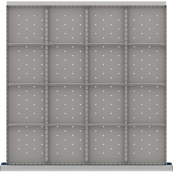 LISTA - 16-Compartment Drawer Divider Layout for 3.15" High Drawers - Caliber Tooling