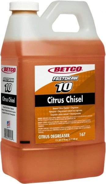 Betco - 2 L Bottle Cleaner/Degreaser - Liquid, Citrus - Caliber Tooling