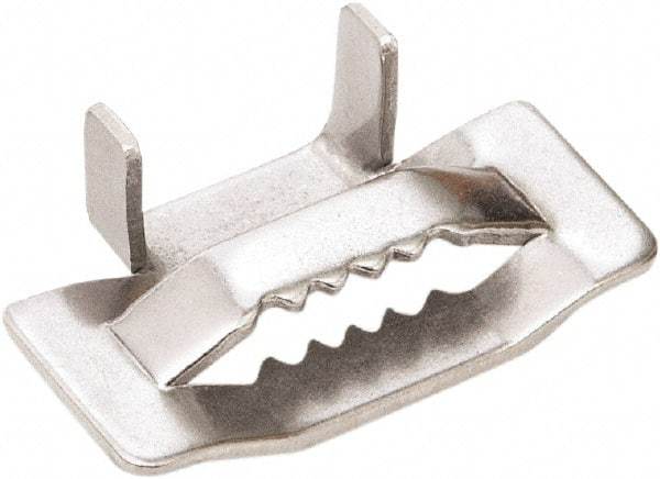 IDEAL TRIDON - Stainless Steel Banding Strap Buckle - 3/4" Wide x 0.03" Thick - Caliber Tooling