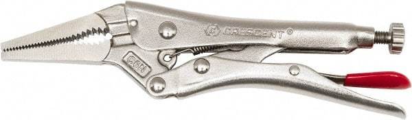 Crescent - 6" OAL Long Nose Jaw Locking Pliers - Caliber Tooling