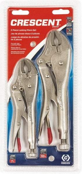 Crescent - 2 Piece Locking Plier Set - Caliber Tooling