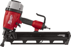 Milwaukee Tool - 3-1/2" Nail Length, 2-1/2 to 3.8mm Nail Diam, 0.15 Gauge Framing Air Nailer - Caliber Tooling