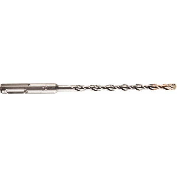 8mm Diam, SDS-Plus Shank, Carbide-Tipped Rotary & Hammer Drill Bit 250mm Usable Length, 310mm OAL, Spear Cutting Shape