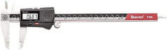 Starrett - 0 to 200mm Range, 0.01mm Resolution, Electronic Caliper - Stainless Steel with 1-1/2" Stainless Steel Jaws, 0.02mm Accuracy - Caliber Tooling