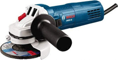 Bosch - 4-1/2" Wheel Diam, 11,000 RPM, Corded Angle & Disc Grinder - 5/8-11 Spindle, 120 Volts, 8.8 Amps - Caliber Tooling