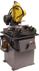 Kalamazoo - 14" Blade Diam, 1" Arbor Hole, Miter Chop & Cutoff Saw - 4,400 RPM, 5 hp, 230/440 Volts, 1 or 3 Phase - Caliber Tooling