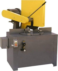 Kalamazoo - 20 or 22" Blade Diam, 1" Arbor Hole, Miter Chop & Cutoff Saw - 2,500 RPM, 15 hp, 220/440 Volts, 3 Phase - Caliber Tooling