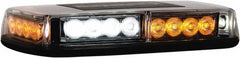 Buyers Products - Variable Flash Rate, Magnetic or Permanent Mount Emergency LED Lightbar Assembly - Powered by DC, Amber & Clear - Caliber Tooling