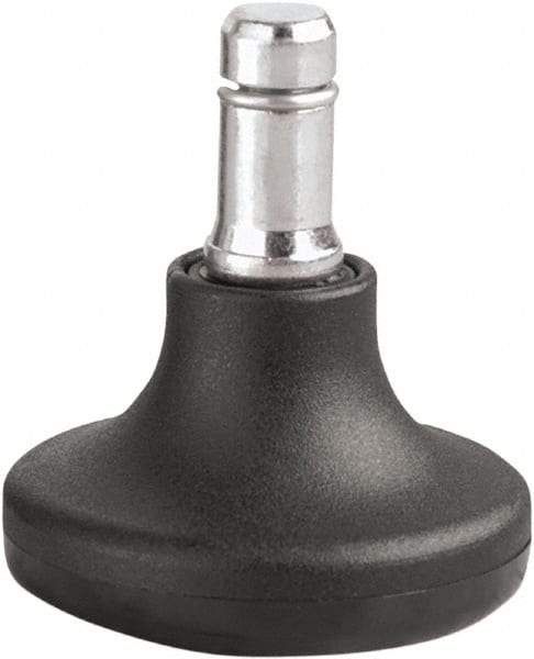 Master Caster - Matte Black Caster Set - For Wood & Tubular Metal Chairs & Office Furniture - Caliber Tooling