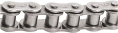 Tritan - 3/8" Pitch, ANSI 35, Single Strand Roller Chain - Chain No. 35SS, 1,236 Lb. Capacity, 10 Ft. Long, 1/5" Roller Diam, 3/16" Roller Width - Caliber Tooling