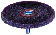 3" Diameter - Burgundy Elastomer Conflex Polyflex Brush - Caliber Tooling