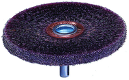 3'' Diameter - Burgundy Elastomer Conflex Polyflex Brush - Caliber Tooling