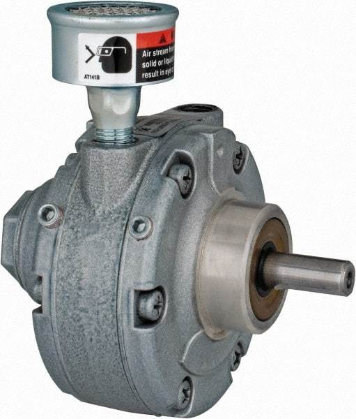 Gast - 3/4 hp Counterclockwise Hub Air Actuated Motor - 3,000 Max RPM, 1.13" Shaft Length, 4.94" OAL, 1/2" Shaft Diam - Caliber Tooling