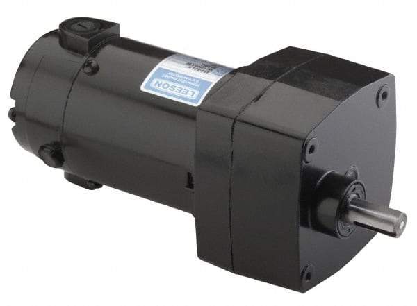 Leeson - 1/15 Max hp, 9 Max RPM, Electric AC DC Motor - 115 V Input, Single Phase, 31 Frame - Caliber Tooling