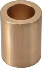 Made in USA - 3/4" Inside x 1-1/8" Outside Diam, Cast Bronze Sleeve Bearing - 1-1/2" OAL - Caliber Tooling