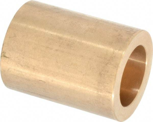 Made in USA - 1" Inside x 1-1/2" Outside Diam, Cast Bronze Sleeve Bearing - 2" OAL - Caliber Tooling