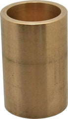 Made in USA - 1-5/16" Inside x 1-5/8" Outside Diam, Cast Bronze Sleeve Bearing - 2-1/2" OAL - Caliber Tooling