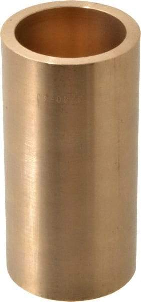 Made in USA - 2" Inside x 2-1/2" Outside Diam, Cast Bronze Sleeve Bearing - 5" OAL - Caliber Tooling