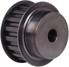 Power Drive - 18 Tooth, 5/8" Inside x 2.811" Outside Diam, Timing Belt Pulley - 3/4, 1" Belt Width, 2.865" Pitch Diam, Steel & Cast Iron - Caliber Tooling