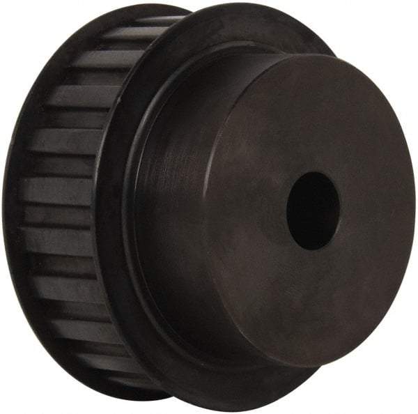 Power Drive - 24 Tooth, 3/4" Inside x 3.766" Outside Diam, Timing Belt Pulley - 3/4, 1" Belt Width, 3.82" Pitch Diam, Steel & Cast Iron - Caliber Tooling