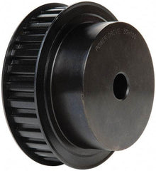 Power Drive - 30 Tooth, 3/4" Inside x 4.721" Outside Diam, Timing Belt Pulley - 3/4, 1" Belt Width, 4.775" Pitch Diam, Steel & Cast Iron - Caliber Tooling