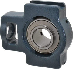 Value Collection - 2" Wide, Cast Iron Ball Bearing Take Up Unit - 15/16" Outside Diam - Caliber Tooling