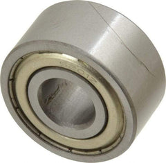 Tritan - 12mm Bore Diam, 32mm OD, Double Shield Angular Contact Radial Ball Bearing - 15.9mm Wide, 2 Rows, Round Bore, 1,300 Lb Static Capacity, 2,300 Lb Dynamic Capacity - Caliber Tooling