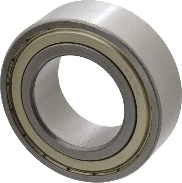 Tritan - 50mm Bore Diam, 90mm OD, Double Shield Angular Contact Radial Ball Bearing - 30.2mm Wide, 2 Rows, Round Bore, 9,400 Lb Static Capacity, 11,500 Lb Dynamic Capacity - Caliber Tooling