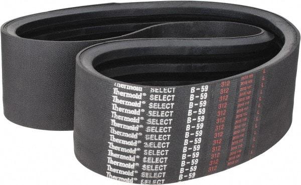 Value Collection - Section B, V-Belt - Neoprene Rubber, Classic Banded, No. B-59 - Caliber Tooling