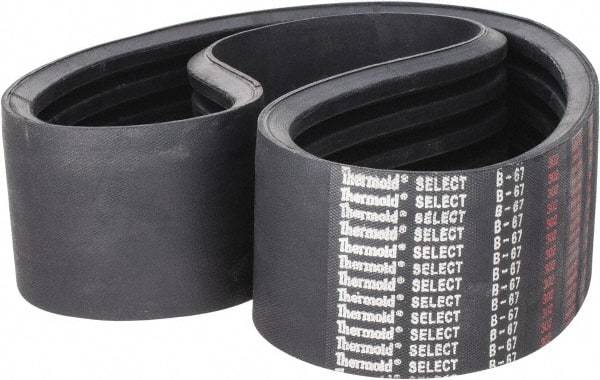 Value Collection - Section B, V-Belt - Neoprene Rubber, Classic Banded, No. B-67 - Caliber Tooling