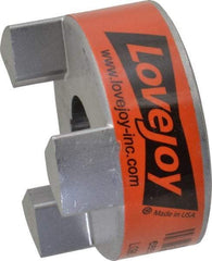 Lovejoy - 3/4" Max Bore Diam, 3/16" x 3/32" Keyway Width x Depth, Flexible Coupling Hub - 2.11" OD, 2.12" OAL, Sintered Iron, Order 2 Hubs & 1 Spider for Complete Coupling - Caliber Tooling