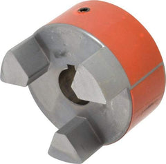 Lovejoy - 1-1/8" Max Bore Diam, Flexible Hub Coupling - 3-3/4" OD, 4-1/2" OAL, Sintered Iron - Caliber Tooling