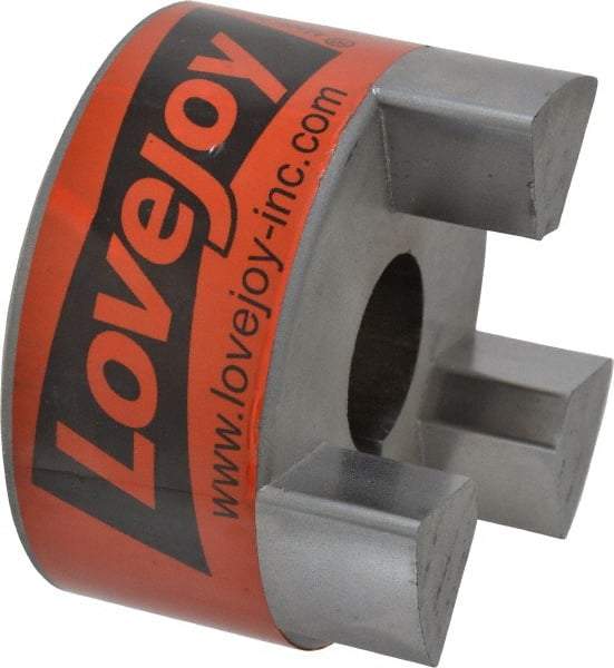 Lovejoy - 1-1/4" Max Bore Diam, Flexible Hub Coupling - 3-3/4" OD, 4-1/2" OAL, Sintered Iron - Caliber Tooling