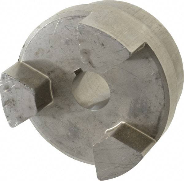 Lovejoy - 1-1/8" Max Bore Diam, Flexible Hub Coupling - 4-1/2" OD, 4.88" OAL, Sintered Iron - Caliber Tooling