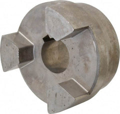 Lovejoy - 1-1/2" Max Bore Diam, Flexible Hub Coupling - 4-1/2" OD, 4.88" OAL, Sintered Iron - Caliber Tooling