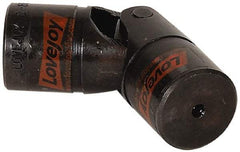 Lovejoy - 1-3/8" Bore Depth, 10,680 In/Lbs. Torque, D-Type Single Universal Joint - 7/8" Inside x 1-3/4" Outside Diam, 5" OAL - Caliber Tooling