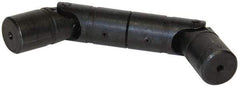 Lovejoy - 1-1/2" Bore Depth, 15,600 In/Lbs. Torque, DD-Type Double Universal Joint - 1" Inside x 2" Outside Diam, 10-7/8" OAL - Caliber Tooling