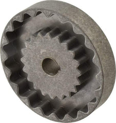 Lovejoy - 5/8" Max Bore Diam, 3/16" x 3/32" Keyway Width x Depth, Flexible Coupling Hub - 3-1/4" OD, 2.88" OAL, Cast Iron - Caliber Tooling