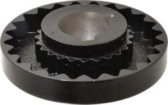 Lovejoy - 2" Max Bore Diam, 1/2" x 1/4" Keyway Width x Depth, Flexible Coupling Hub - 6.35" OD, 5.06" OAL, Cast Iron - Caliber Tooling