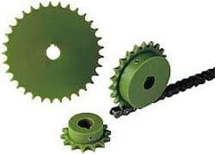 Poly Hi Solidur - 21 Teeth, 1/2" Chain Pitch, Chain Size 40, Roller Chain Sprockets - Caliber Tooling