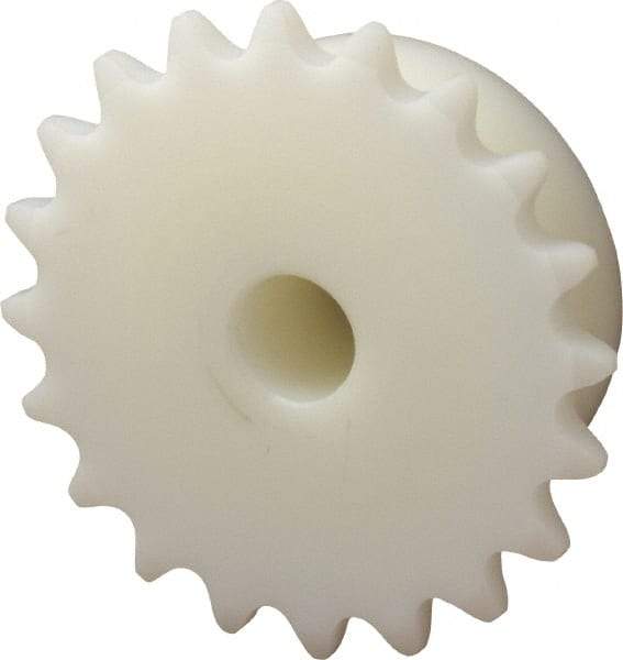 Poly Hi Solidur - 20 Teeth, 3/8" Chain Pitch, Chain Size 35, Roller Chain Sprockets - Caliber Tooling